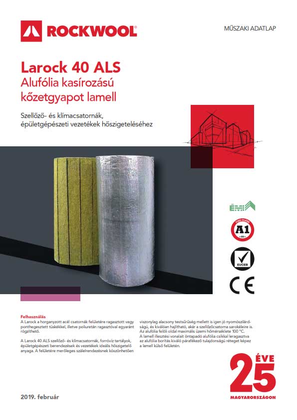 Rockwool Larock 40 ALS katalógus